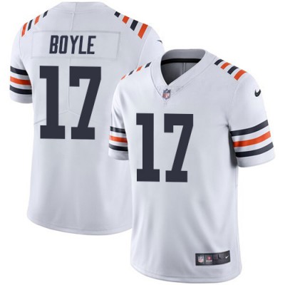 Nike Chicago Bears #17 Tim Boyle White Men's Stitched NFL Vapor Untouchable Limited Jersey